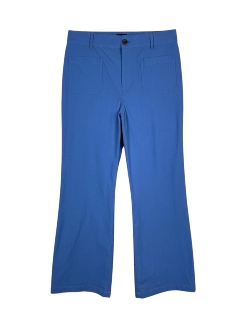 J.Crew Lizzie Wide-Leg Pants Women's 29 Blue Cotton Linen NWT